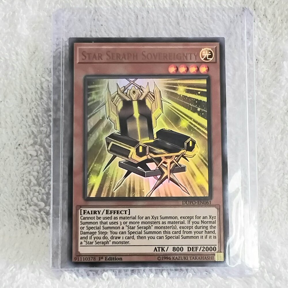 3/$35 Mint 1996 Yu-Gi-Oh! Star Seraph... DUPO-EN061 UR Holo 1st Ed Card!!